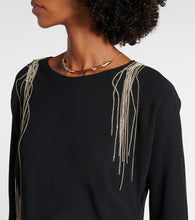 Dries Van Noten Crystal-embellished maxi dress