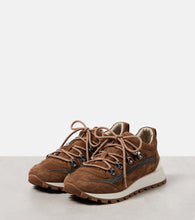 Brunello Cucinelli Monili suede sneakers
