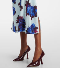 Erdem Draped floral crêpe midi dress