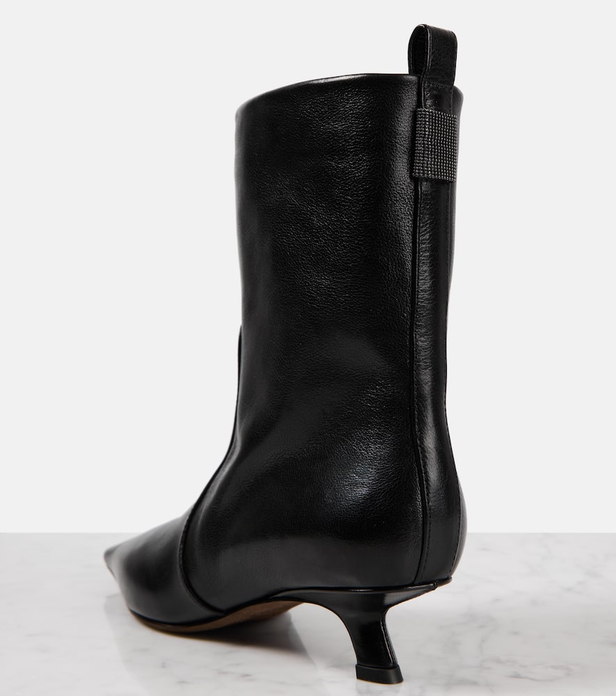 Brunello Cucinelli Leather ankle boots