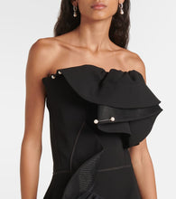Maticevski Fateful ruffled strapless gown