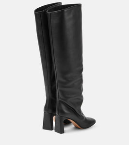 Souliers Martinez Roberta leather knee-high boots