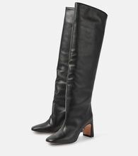Souliers Martinez Roberta leather knee-high boots