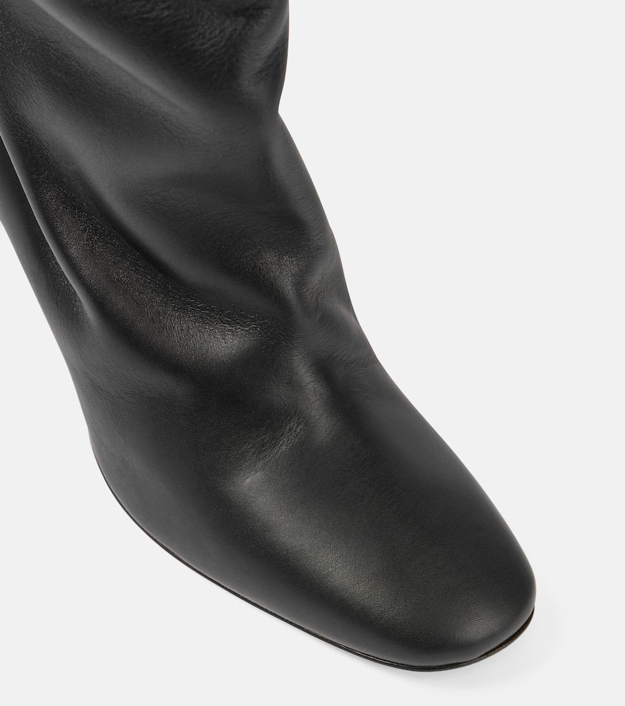 Souliers Martinez Roberta leather knee-high boots
