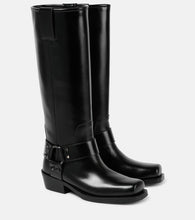 Valentino Garavani Rockstud leather biker boots - Valentino Garavani Rockstud 皮革机车靴