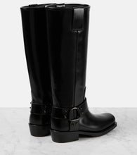 Valentino Garavani Rockstud leather biker boots