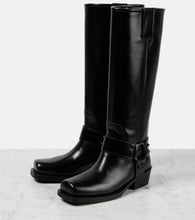 Valentino Garavani Rockstud leather biker boots