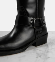 Valentino Garavani Rockstud leather biker boots