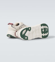 Hoka One One Clifton L leather-trimmed sneakers