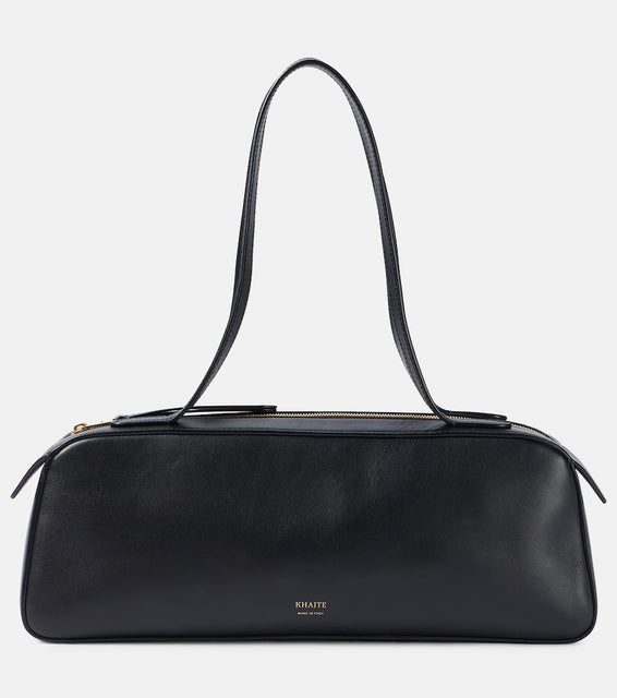 Khaite Simona leather shoulder bag. Shop Khaite Shoulder Bags for women now.