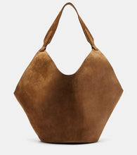 Khaite Lotus Medium suede tote bag - Khaite Lotus 中号绒面革托特包