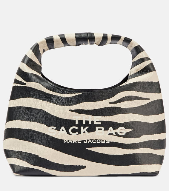 Marc Jacobs The Sack zebra-print leather shoulder bag. Shop Marc Jacobs Shoulder Bags for women now.