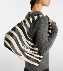 Marc Jacobs The Sack zebra-print leather shoulder bag