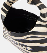 Marc Jacobs The Sack zebra-print leather shoulder bag