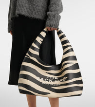 Marc Jacobs The Sack zebra-print leather shoulder bag