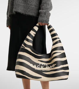 Marc Jacobs The Sack zebra-print leather shoulder bag