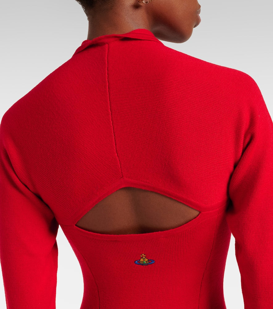 Vivienne Westwood Knitted wool midi dress