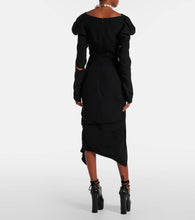 Vivienne Westwood Panther draped midi dress