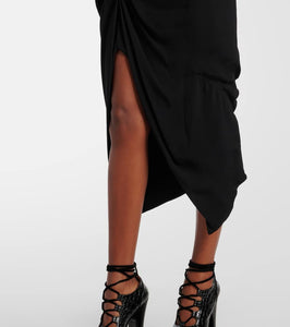 Vivienne Westwood Panther draped midi dress