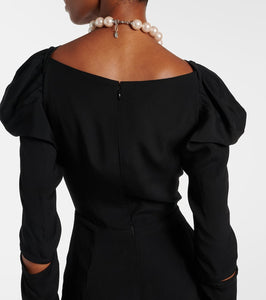 Vivienne Westwood Panther draped midi dress