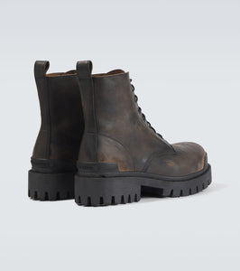 Balenciaga Strike leather boots