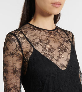 Max Mara Modane lace maxi dress