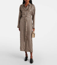 'S Max Mara Fleur floral silk maxi dress
