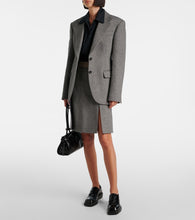 Sportmax Gel wool-blend tweed blazer