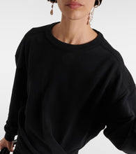 Marant Etoile Pipper cotton jersey sweatshirt dress