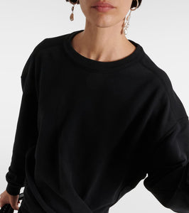 Marant Etoile Pipper cotton jersey sweatshirt dress