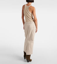 Marant Etoile Noreen cotton jersey midi skirt