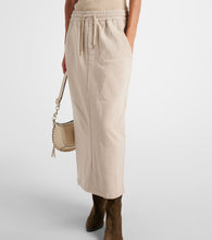 Marant Etoile Noreen cotton jersey midi skirt