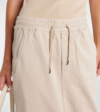 Marant Etoile Noreen cotton jersey midi skirt