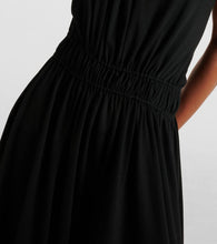 Alexander McQueen Gathered asymmetric cotton jersey midi dress