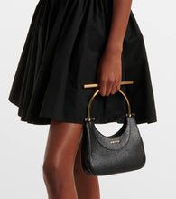 Alexander McQueen T-Bar Mini leather shoulder bag