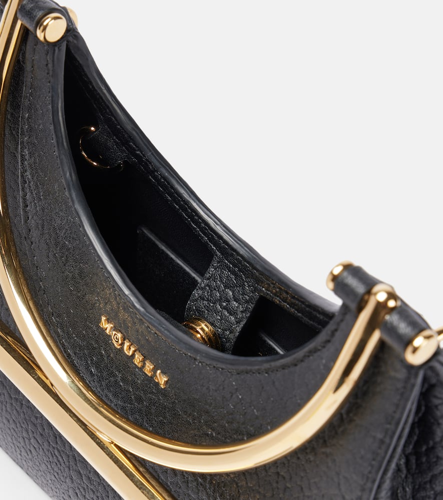 Alexander McQueen T-Bar Mini leather shoulder bag