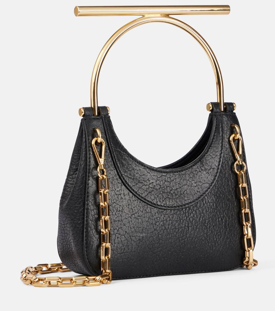 Alexander McQueen T-Bar Mini leather shoulder bag