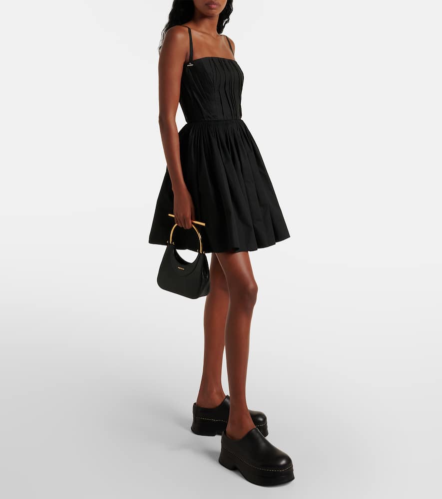 Alexander McQueen T-Bar Mini leather shoulder bag