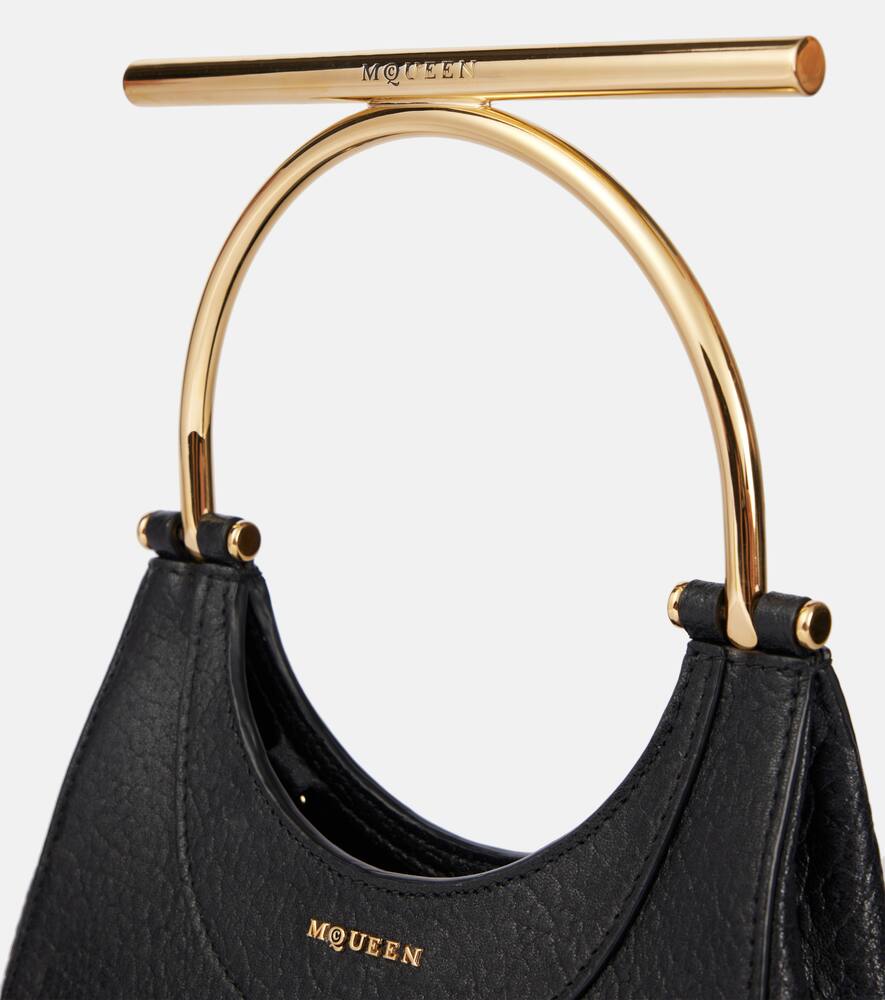 Alexander McQueen T-Bar Mini leather shoulder bag
