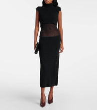 Sportmax Arabba wool and cashmere midi dress