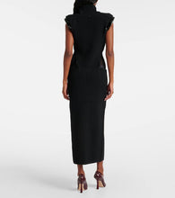 Sportmax Arabba wool and cashmere midi dress