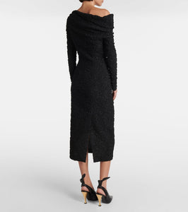 Givenchy Floral off-shoulder midi dress