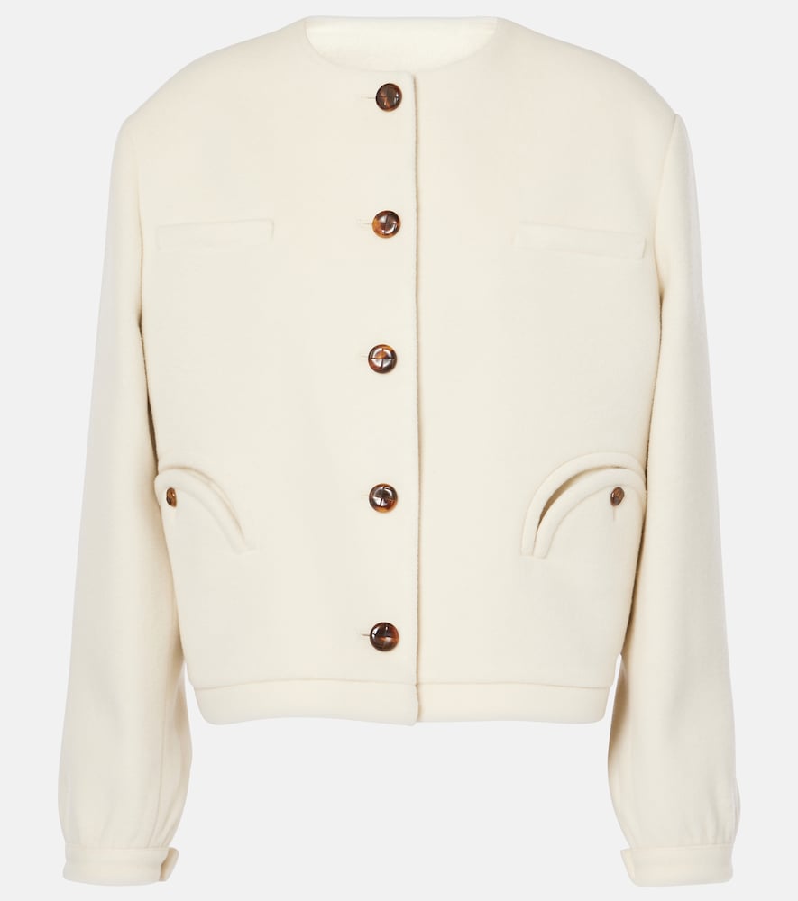 Blaze Milano Gliss wool and cashmere-blend jacket - Blaze Milano Gliss羊毛羊绒混纺夹克