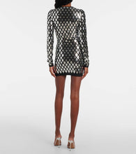 Rabanne Studded jersey minidress