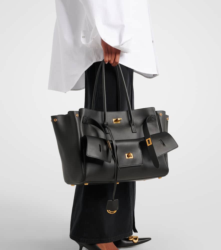 Balenciaga Bel Air Medium leather tote bag