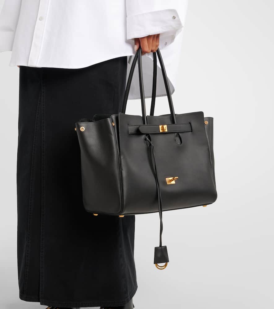 Balenciaga Bel Air Medium leather tote bag