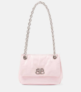 Balenciaga Monaco Mini leather shoulder bag. Shop Balenciaga Shoulder Bags for women now.