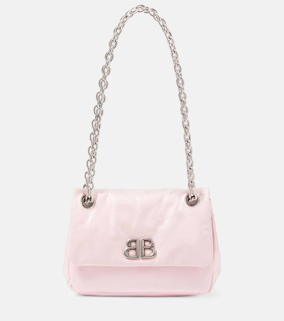 Balenciaga Monaco Mini leather shoulder bag. Shop Balenciaga Shoulder Bags for women now.