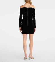 The New Arrivals Ilkyaz Ozel Farah crystal-embellished silk minidress