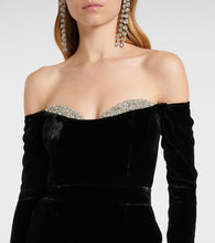 The New Arrivals Ilkyaz Ozel Farah crystal-embellished silk minidress